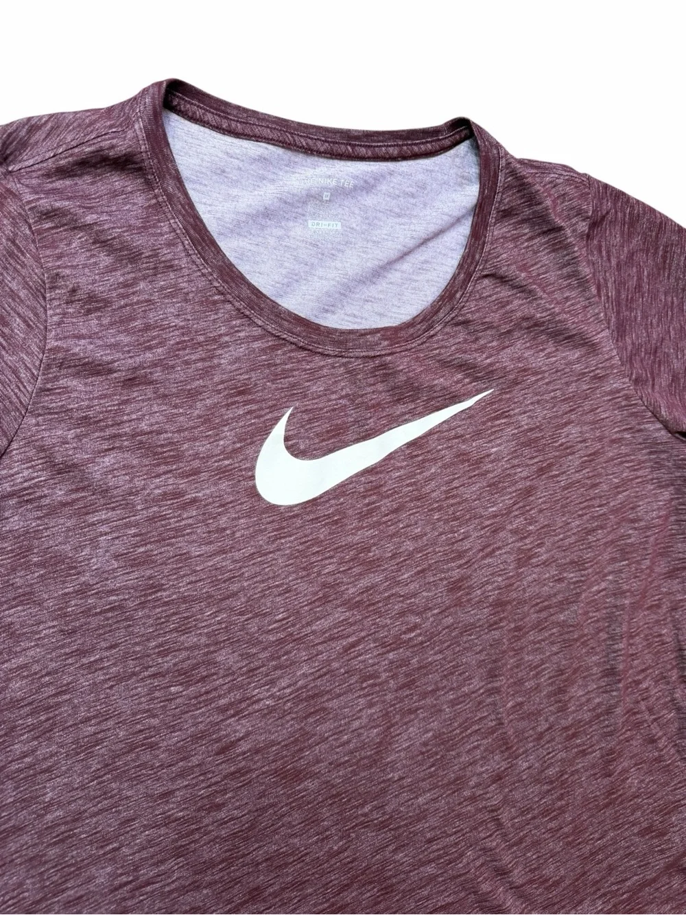 Nike Dri-FIT Women’s Maroon Swoosh Graphic Training 1X T-Shirt